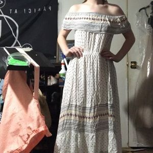 Anandas Collection off the shoulder dress